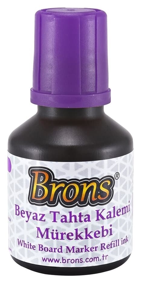 جوهر ماژیک وایتبرد Brons بنفش 30 Cc مدل Br-386 tkm جوهر ماژیک وایتبرد Brons بنفش 30 Cc مدل Br-386 tkm