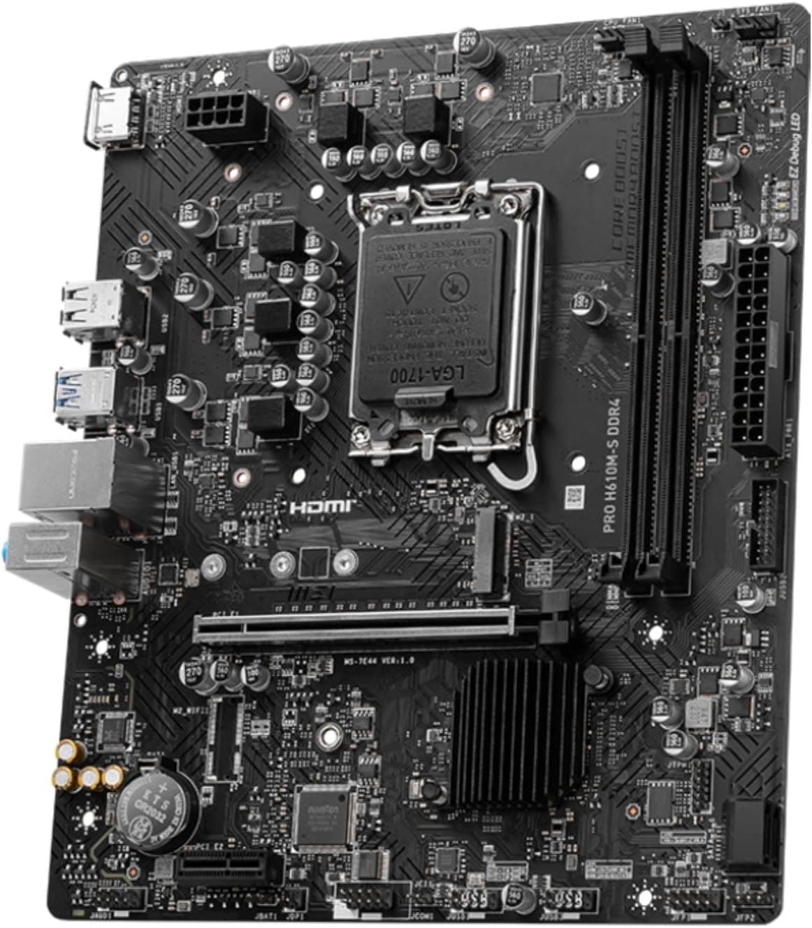 مادربرد MSI مدل MB PRO H610M-S با سوکت 1700 و حافظه DDR4 مادربرد MSI مدل MB PRO H610M-S با سوکت 1700 و حافظه DDR4