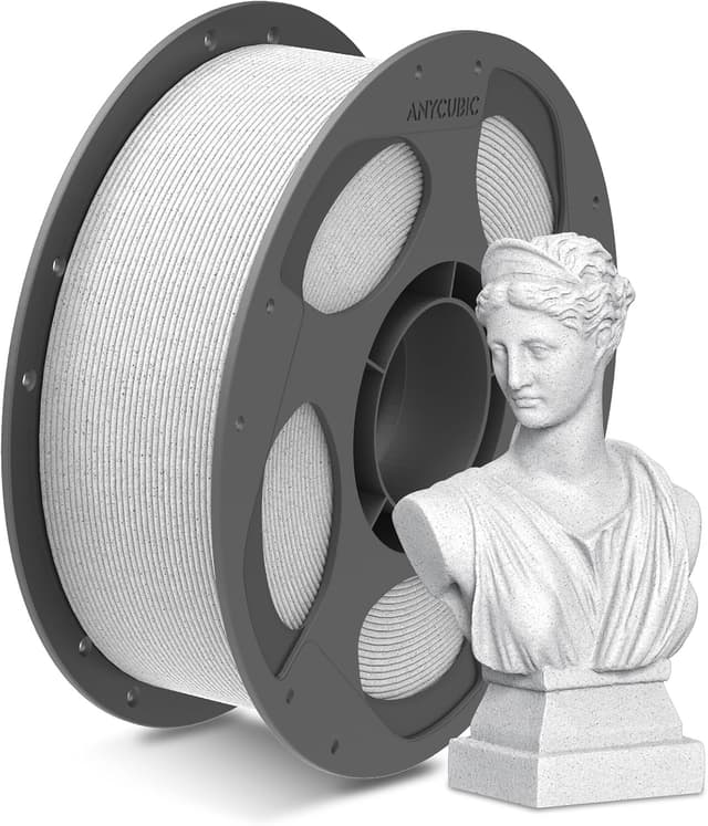 فیلامنت پرینتر سه بعدی ANYCUBIC PLA مرمری 1.8 mm 1 kg سفید فیلامنت پرینتر سه بعدی ANYCUBIC PLA مرمری 1.8 mm 1 kg سفید