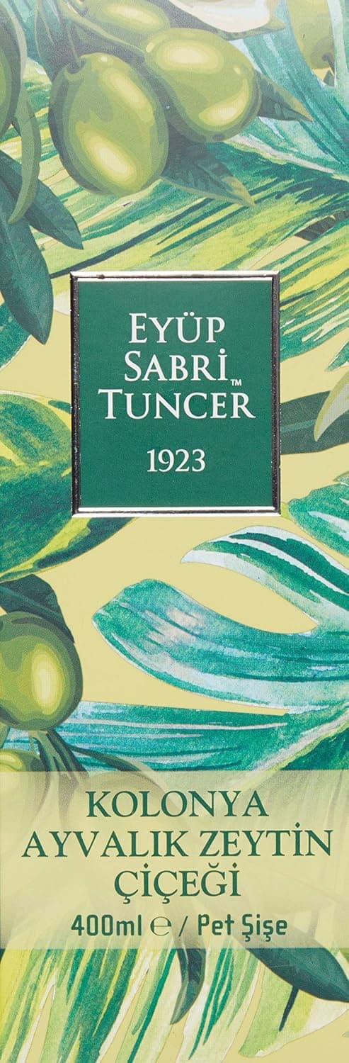 کولونیا Eyup Sabri Tuncer با رایحه شکوفه زیتون Ayvalık، بطری PET استوانهای 400 ml کولونیا Eyup Sabri Tuncer با رایحه شکوفه زیتون Ayvalık، بطری PET استوانهای 400 ml