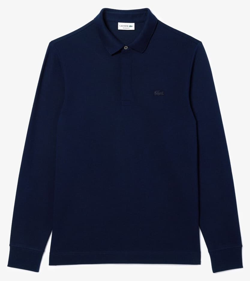 پولو مردانه Lacoste Paris آستین بلند فیت معمولی سرمهای پولو مردانه Lacoste Paris آستین بلند فیت معمولی سرمهای