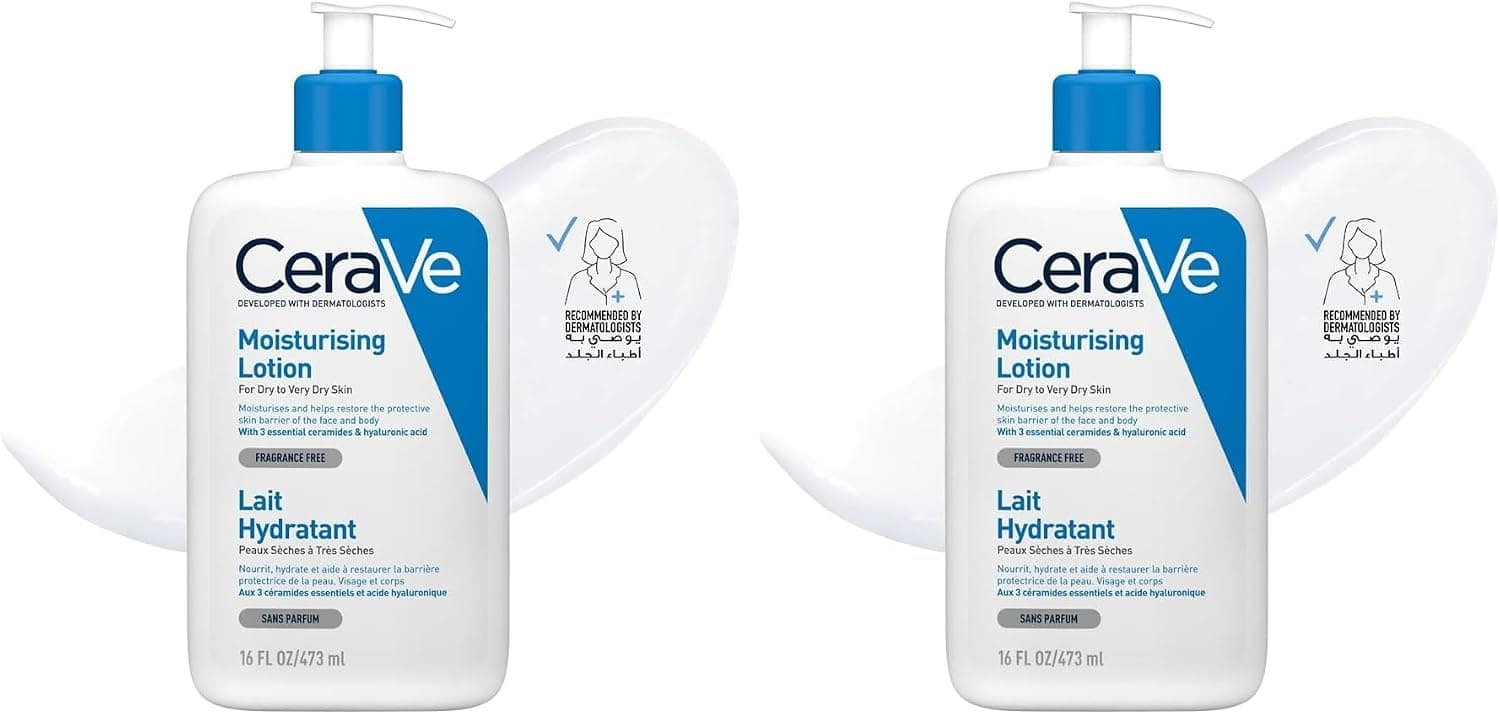 لوسیون مرطوب کننده CeraVe برای پوست معمولی تا خشک 3 Essential Ceramides 473 ml لوسیون مرطوب کننده CeraVe برای پوست معمولی تا خشک 3 Essential Ceramides 473 ml