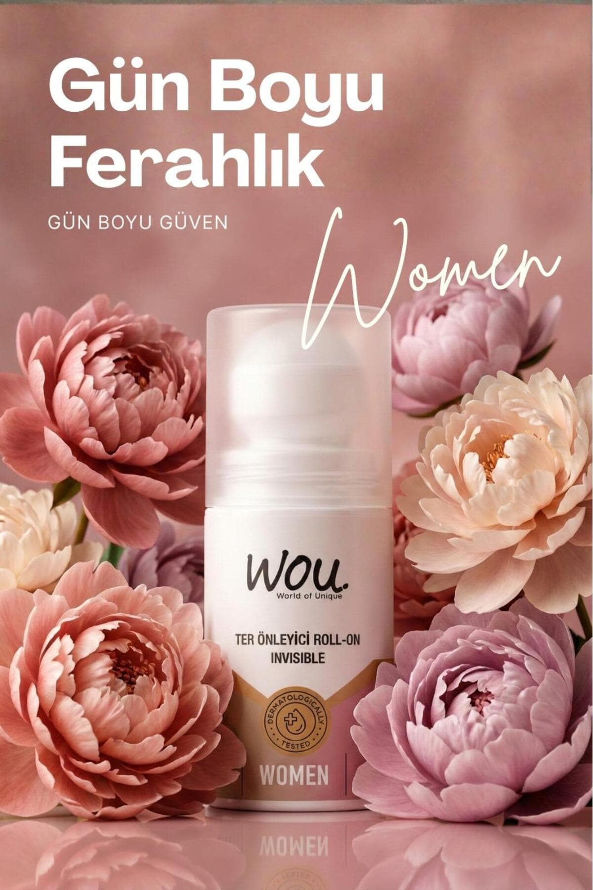 دئودورانت رولآن زنانه WOU World of Unique ضدتعریق ضدلکه 3 عددی 75 ml دئودورانت رولآن زنانه WOU World of Unique ضدتعریق ضدلکه 3 عددی 75 ml