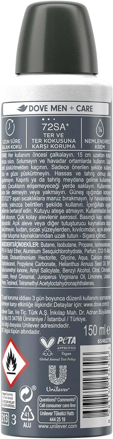 دئودورانت مردانه Dove Men Care Advanced با محافظت ۷۲ ساعته Invisible Dry 150 Ml دئودورانت مردانه Dove Men Care Advanced با محافظت ۷۲ ساعته Invisible Dry 150 Ml