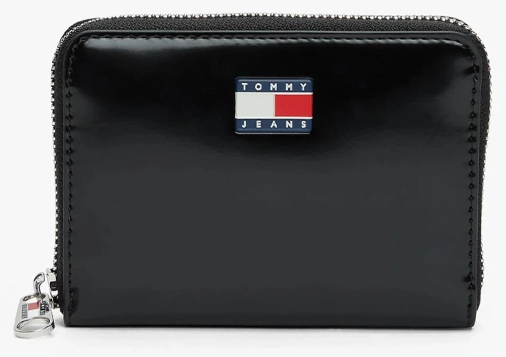 کیف پول پسرانه Tommy Hilfiger مشکی زیپ دار متوسط TJW Must مدل AW0AW18090BDS کیف پول پسرانه Tommy Hilfiger مشکی زیپ دار متوسط TJW Must مدل AW0AW18090BDS