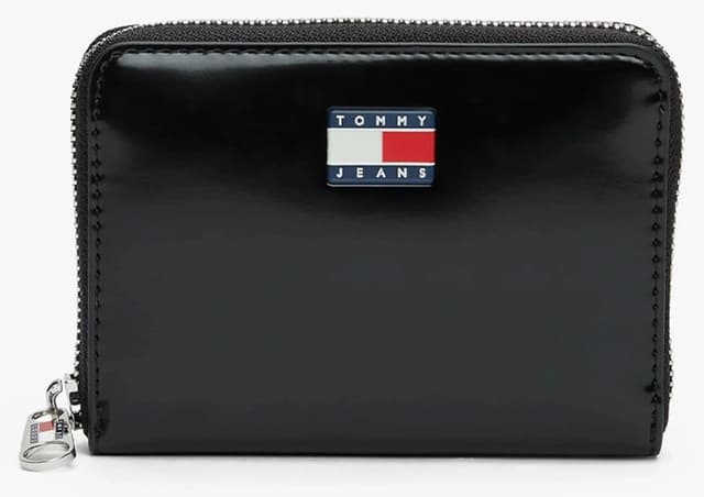 کیف پول پسرانه Tommy Hilfiger مشکی زیپ دار متوسط TJW Must مدل AW0AW18090BDS کیف پول پسرانه Tommy Hilfiger مشکی زیپ دار متوسط TJW Must مدل AW0AW18090BDS