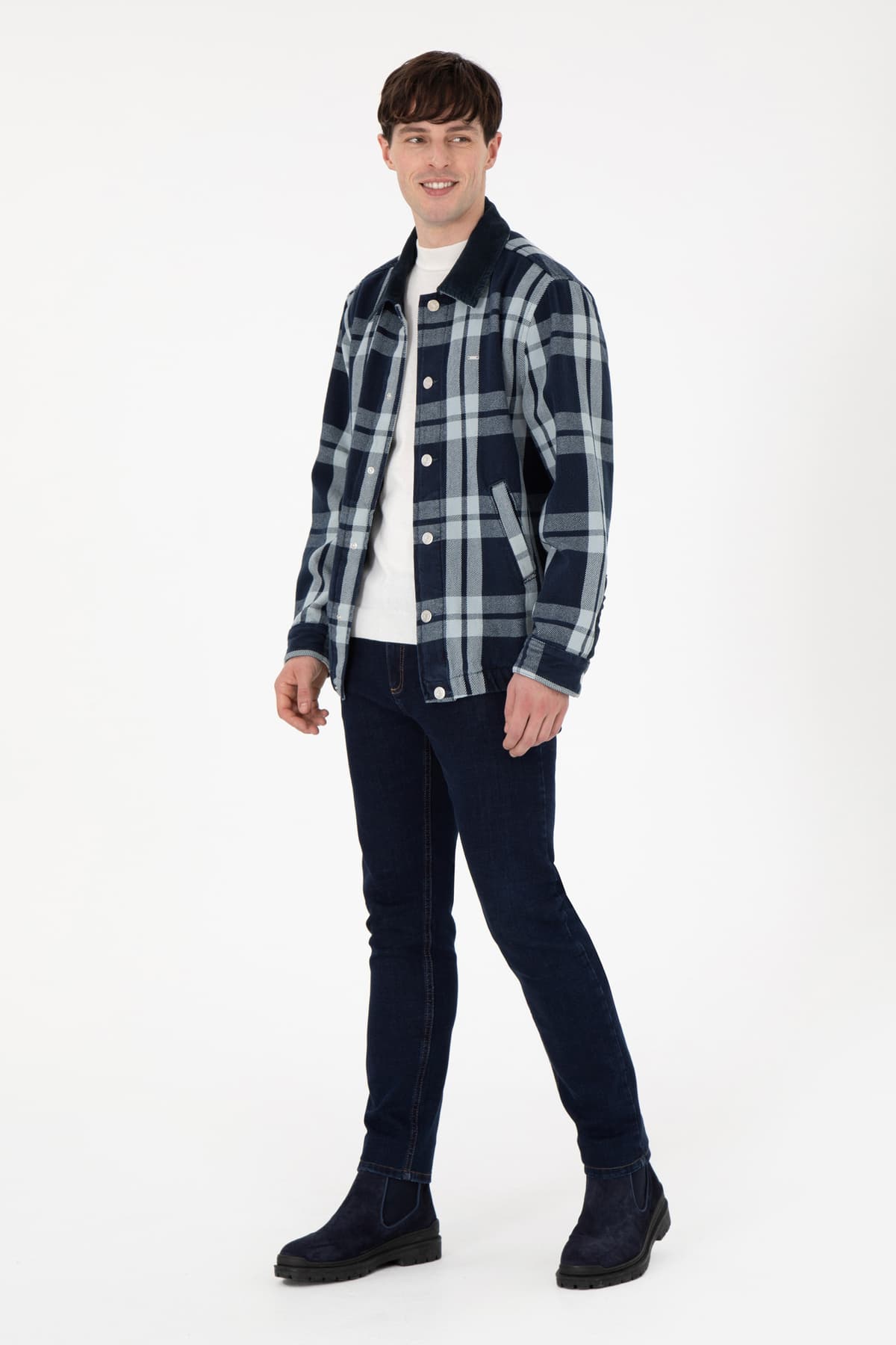 پیراهن جین مردانه U.S. Polo Assn. آبی روشن مدل 50289480-DN0021 پیراهن جین مردانه U.S. Polo Assn. آبی روشن مدل 50289480-DN0021