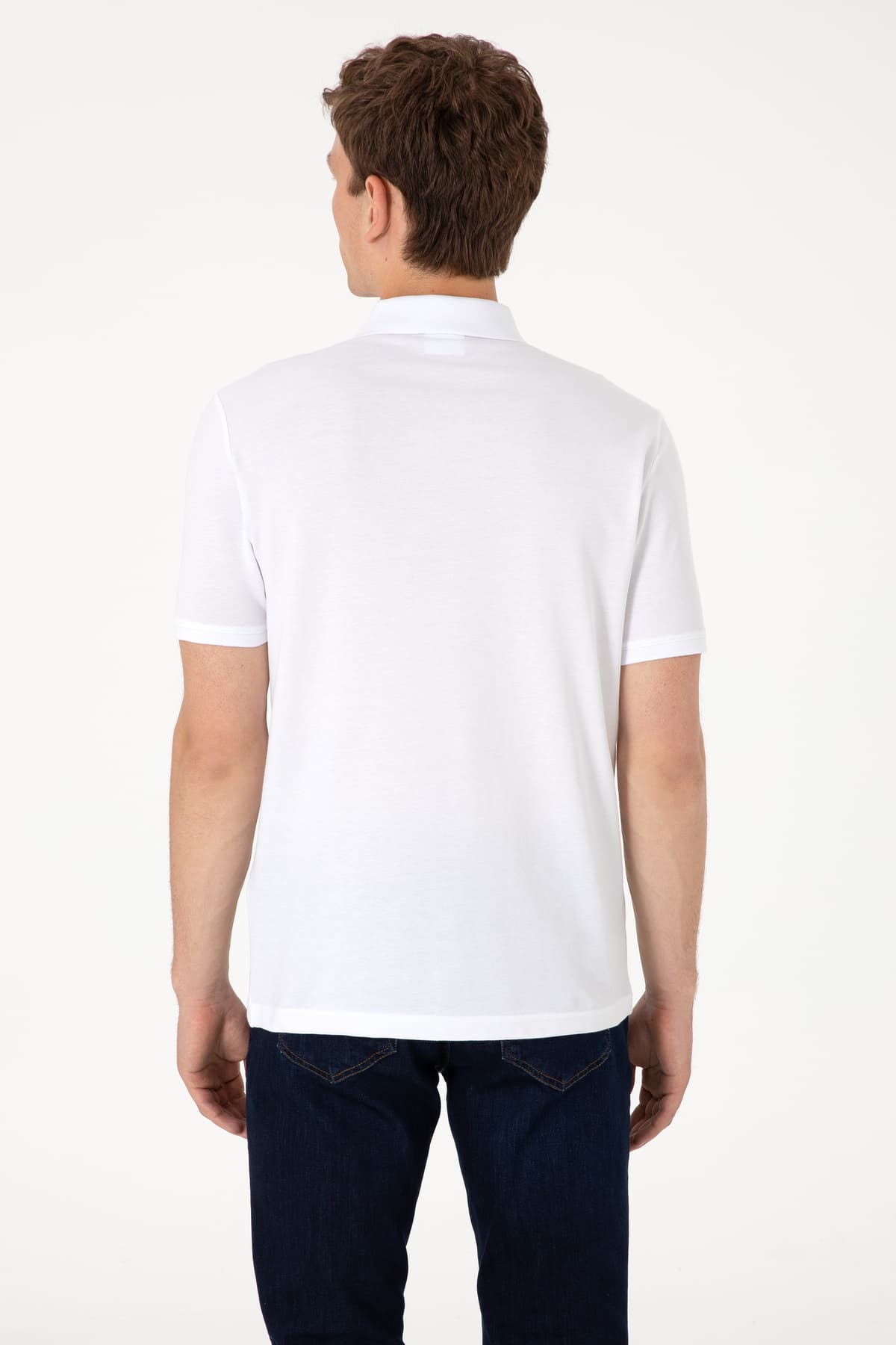 تیشرت مردانه یقه پولو U.S. Polo Assn. سفید فیت معمولی مدل 50306007-VR013 تیشرت مردانه یقه پولو U.S. Polo Assn. سفید فیت معمولی مدل 50306007-VR013