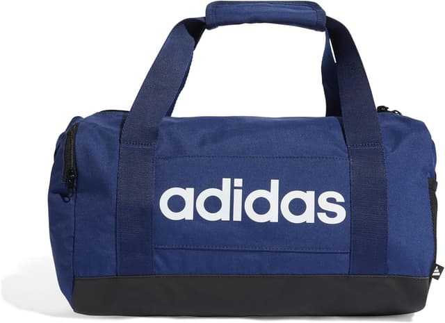 ساک ورزشی unisex adidas آبی تیره و سفید مدل LINEAR DUFFEL XSMALL ساک ورزشی unisex adidas آبی تیره و سفید مدل LINEAR DUFFEL XSMALL