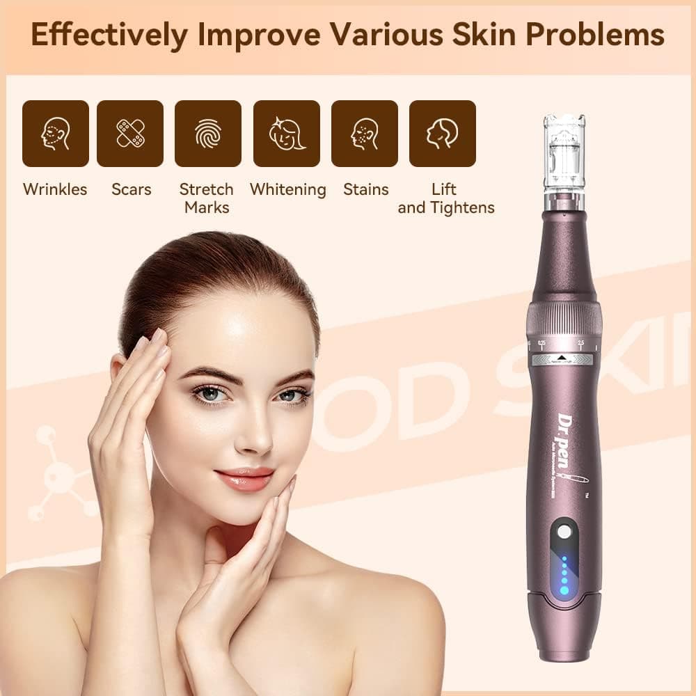 قلم میکرونیدلینگ Charme Princesse Dr.Pen A10 بیسیم با ۲۲ سوزن کارتریج یدکی مدل EM4801KIT-EU قلم میکرونیدلینگ Charme Princesse Dr.Pen A10 بیسیم با ۲۲ سوزن کارتریج یدکی مدل EM4801KIT-EU