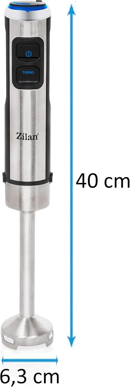 میکسر دستی Zilan با بدنه فولادی ضدزنگ توان 1200 Watt و چراغ LED میکسر دستی Zilan با بدنه فولادی ضدزنگ توان 1200 Watt و چراغ LED