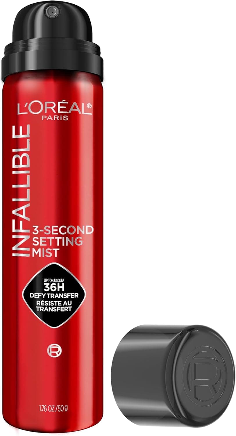 اسپری تثبیت کننده آرایش L'Oreal Paris مدل Infallible 3-Second شفاف 1.76 oz اسپری تثبیت کننده آرایش L'Oreal Paris مدل Infallible 3-Second شفاف 1.76 oz