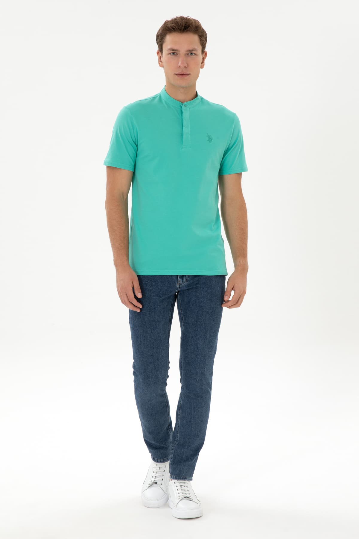 تیشرت مردانه U.S. Polo Assn. فیت معمولی نعنایی مدل 50324794-VR090 تیشرت مردانه U.S. Polo Assn. فیت معمولی نعنایی مدل 50324794-VR090