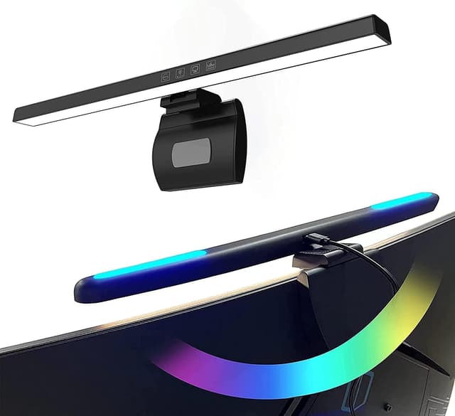 چراغ نواری مانیتور کامپیوتر DMG TECH با نور پسزمینه RGB، حسگر لمسی و USB، مناسب نمایشگر تخت چراغ نواری مانیتور کامپیوتر DMG TECH با نور پسزمینه RGB، حسگر لمسی و USB، مناسب نمایشگر تخت