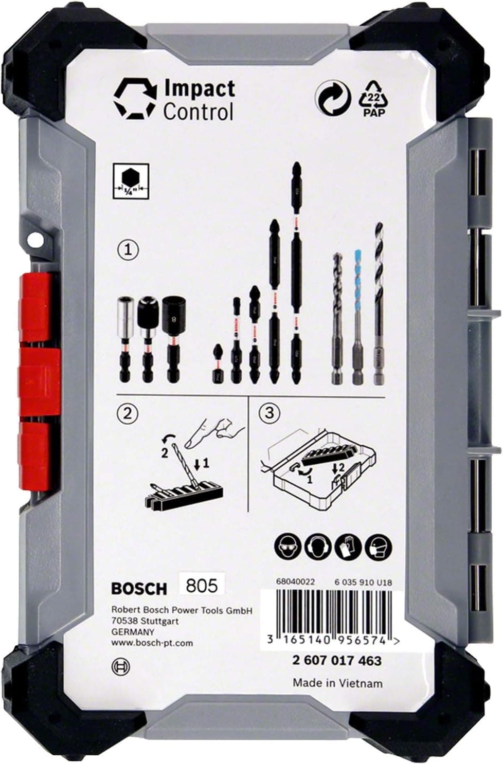 ست ۳۵ عددی مته و سرپیچ پیچگوشتی کنترلشده ضربه Bosch Professional MultiConstruction ست ۳۵ عددی مته و سرپیچ پیچگوشتی کنترلشده ضربه Bosch Professional MultiConstruction