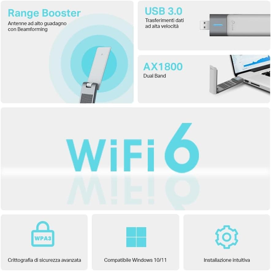 آداپتور USB بیسیم TP-Link با بهره بالا، کابل USB 3.0 به طول 1.2 metre، Beamforming، MU-MIMO و WPA3 مدل Archer TX20UH آداپتور USB بیسیم TP-Link با بهره بالا، کابل USB 3.0 به طول 1.2 metre، Beamforming، MU-MIMO و WPA3 مدل Archer TX20UH