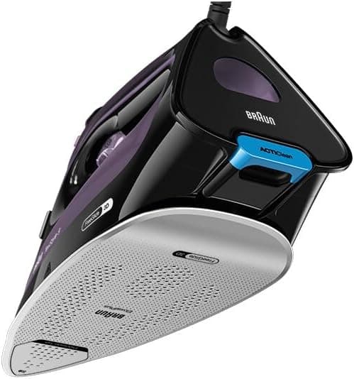 اتو Braun Texstyle 9 بنفش با بخاردهی 250 g، ترموستات قابل تنظیم، کفی 3D Superceramic Freegglide و مخزن 330 ml مدل SI9661VI اتو Braun Texstyle 9 بنفش با بخاردهی 250 g، ترموستات قابل تنظیم، کفی 3D Superceramic Freegglide و مخزن 330 ml مدل SI9661VI