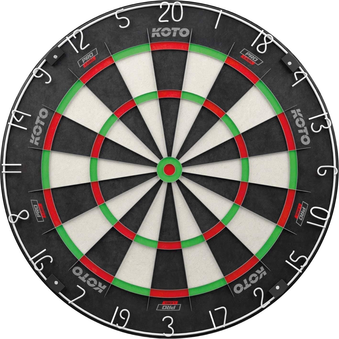 تخته دارت KOTO darts با اندازه رسمی مسابقات، سیمکشی نازک، حلقه اعداد قرمز و نصب آسان مدل King Pro Target تخته دارت KOTO darts با اندازه رسمی مسابقات، سیمکشی نازک، حلقه اعداد قرمز و نصب آسان مدل King Pro Target