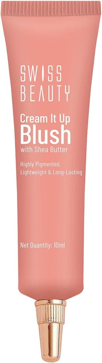 رژگونه چندمنظوره SWISS BEAUTY مدل Cream It Up حاوی کره شی Shade-03 Cheeky Peach 10ml رژگونه چندمنظوره SWISS BEAUTY مدل Cream It Up حاوی کره شی Shade-03 Cheeky Peach 10ml