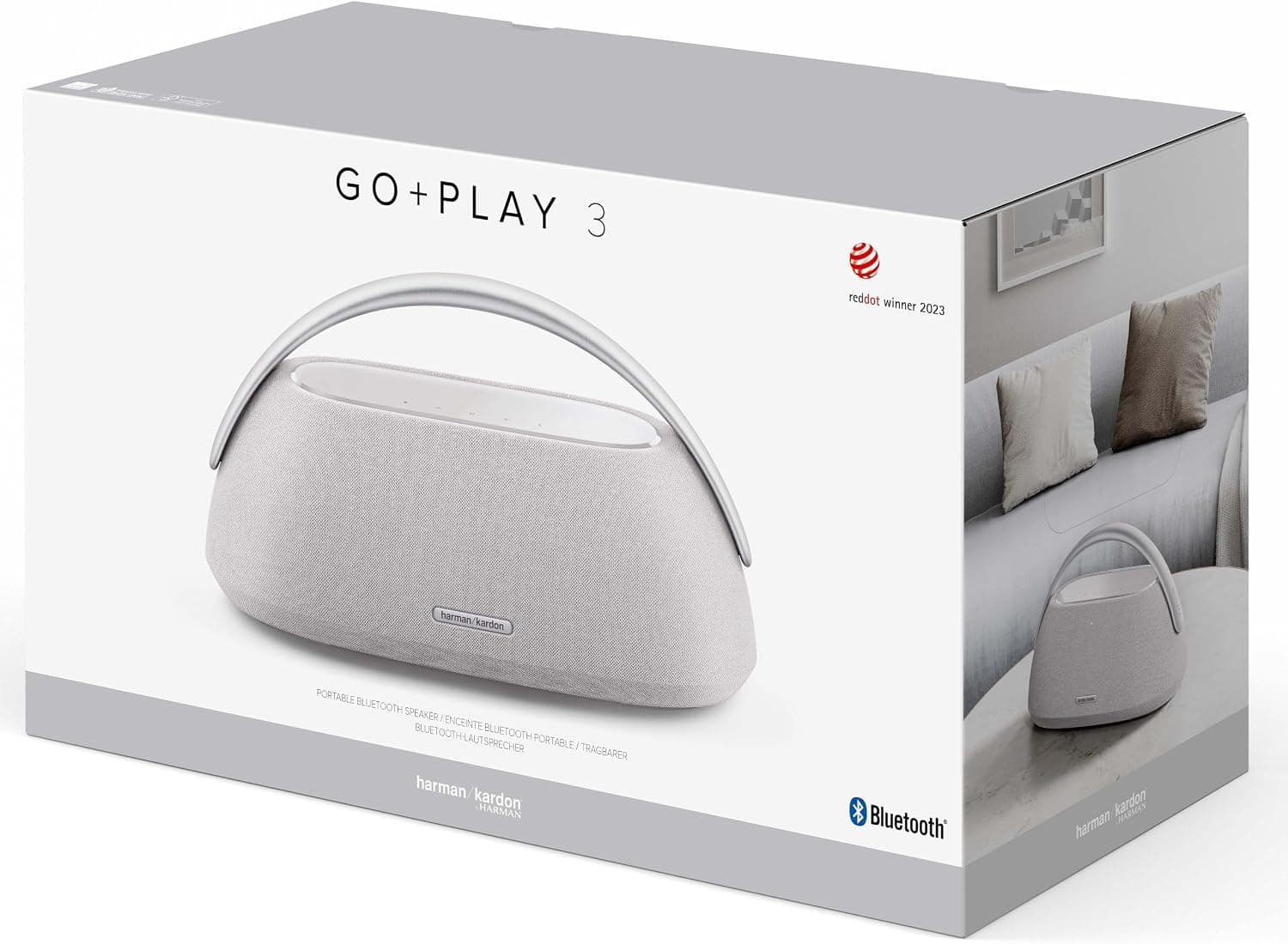 اسپیکر بلوتوثی Harman Kardon خاکستری مدل GOPLAY3 اسپیکر بلوتوثی Harman Kardon خاکستری مدل GOPLAY3