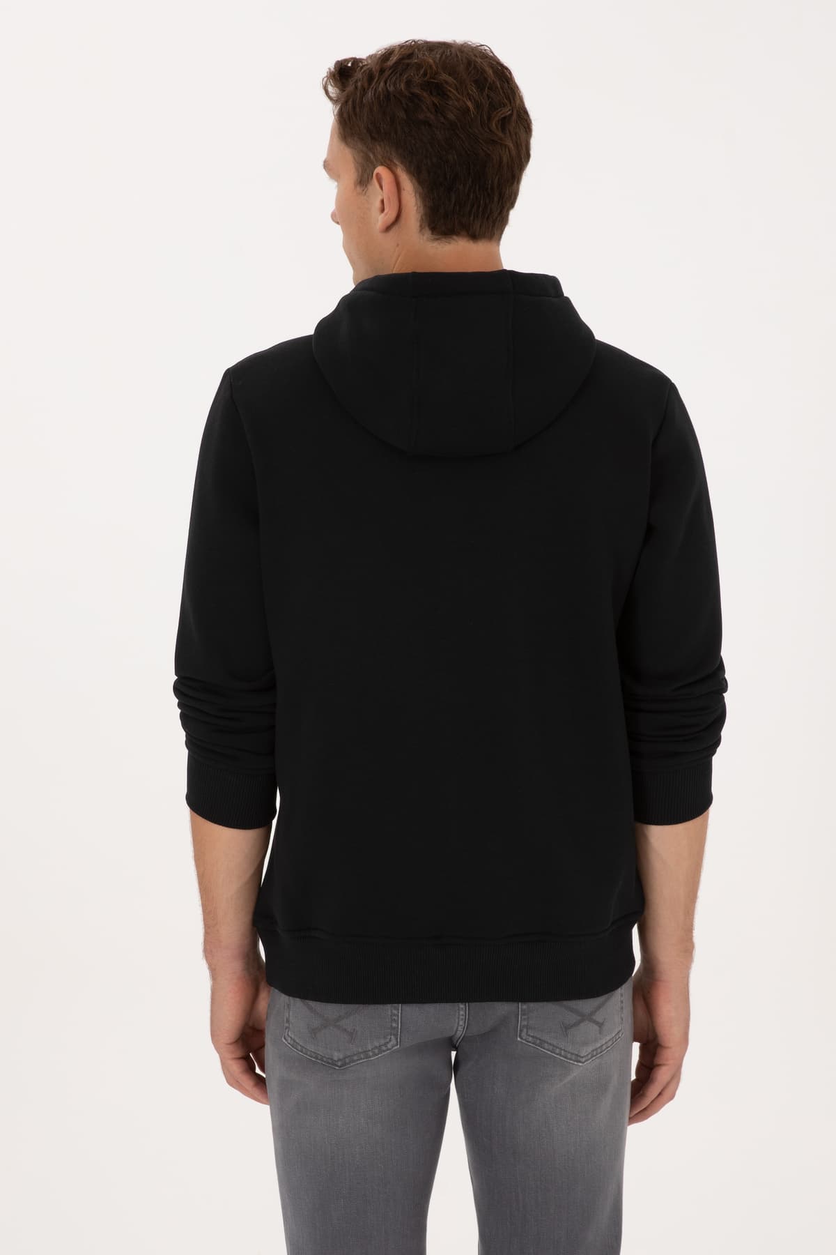 سویشرت مردانه U.S. Polo Assn. فیت معمولی با کلاه شاردون مشکی بیسیک مدل 50315582-VR046 سویشرت مردانه U.S. Polo Assn. فیت معمولی با کلاه شاردون مشکی بیسیک مدل 50315582-VR046