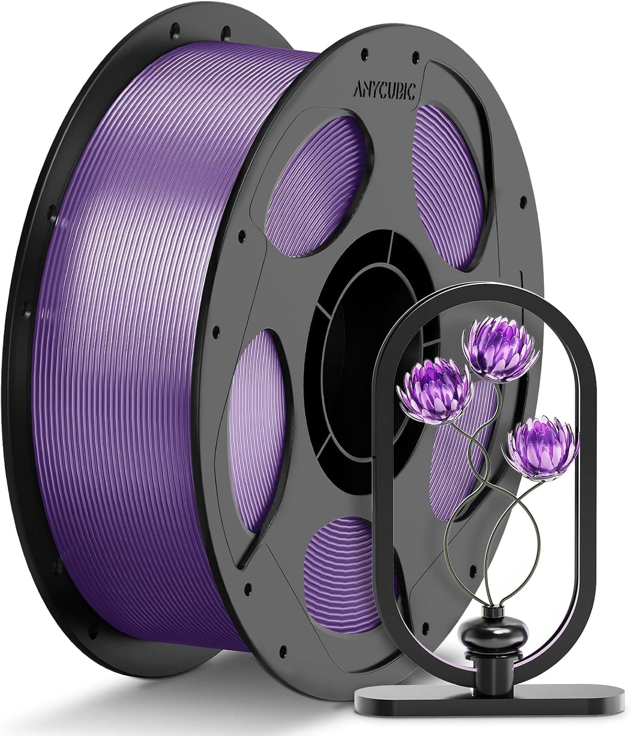 فیلامنت ANYCUBIC PETG نیمهشفاف و پررنگ صورتی 1 kg فیلامنت ANYCUBIC PETG نیمهشفاف و پررنگ صورتی 1 kg