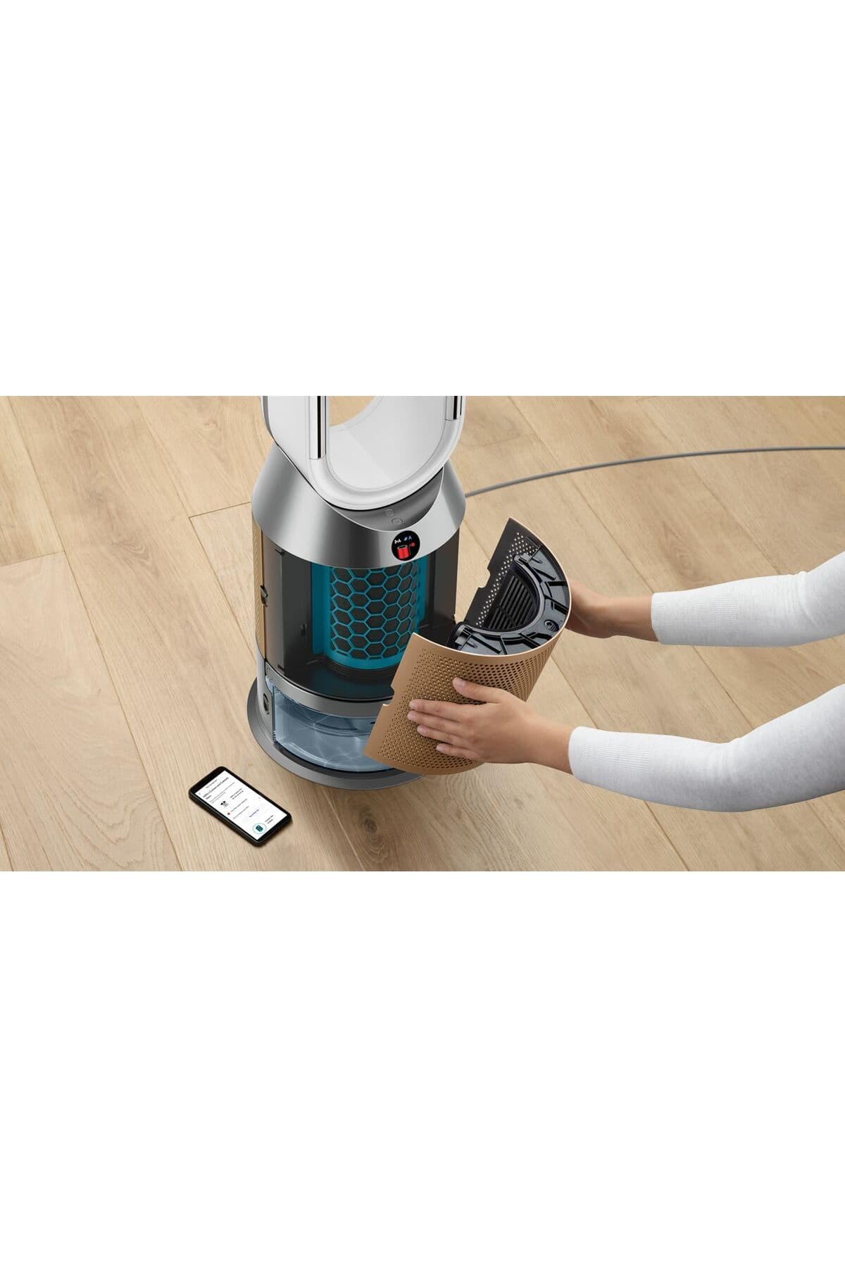 دستگاه تصفیه هوا DYSON Purifier Humidify+Cool با قابلیت رطوبتسازی De-NOx مدل PH2 دستگاه تصفیه هوا DYSON Purifier Humidify+Cool با قابلیت رطوبتسازی De-NOx مدل PH2