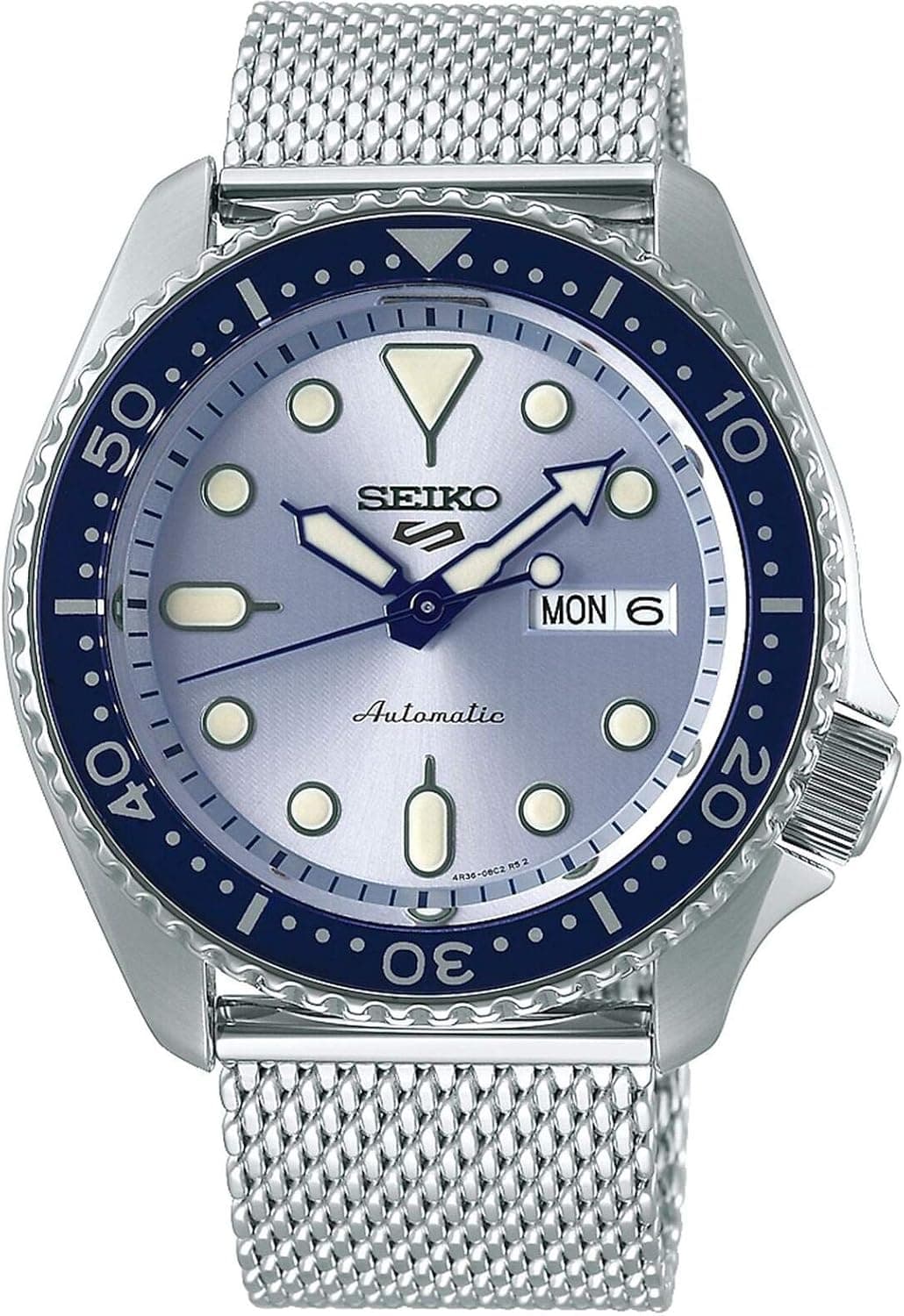 ساعت مچی مردانه Seiko 5 Sports آنالوگ اتوماتیک آبی مدل Srpd5 3K1 ساعت مچی مردانه Seiko 5 Sports آنالوگ اتوماتیک آبی مدل Srpd5 3K1