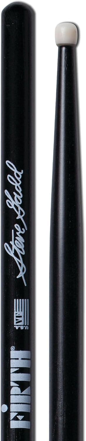 چوب درامز جفتی Vic Firth Signature Steve Gadd مشکی نایلونی هیکوری چوب درامز جفتی Vic Firth Signature Steve Gadd مشکی نایلونی هیکوری