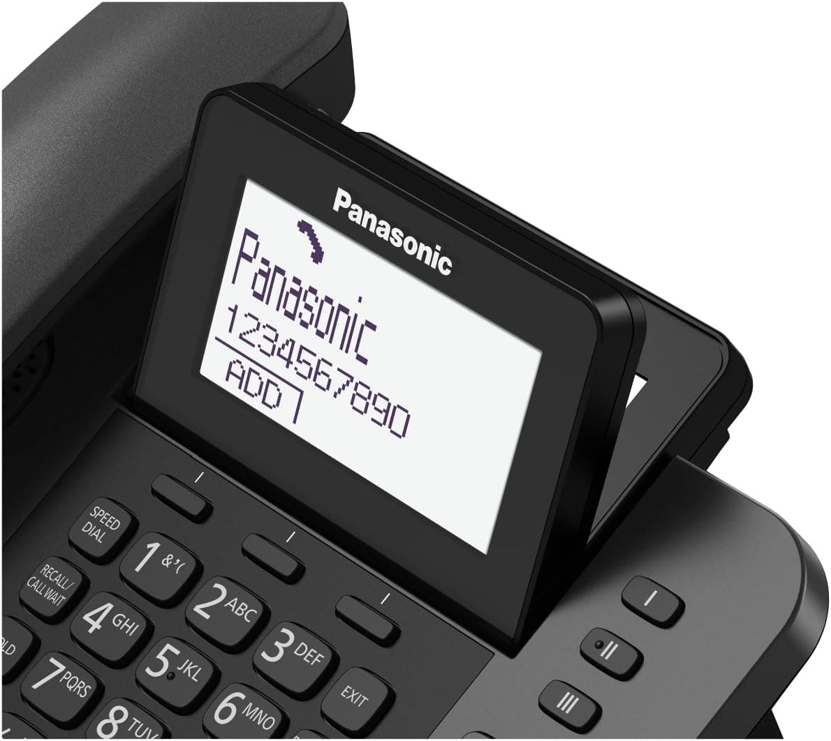 تلفن Panasonic سیمی و بیسیم با منشی تلفنی مدل KX-TGF320 مشکی تلفن Panasonic سیمی و بیسیم با منشی تلفنی مدل KX-TGF320 مشکی