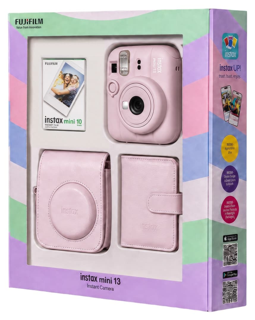 دوربین Fujifilm مدل Instax Mini 13 به همراه کیف، آلبوم و فیلم 10 تایی دوربین Fujifilm مدل Instax Mini 13 به همراه کیف، آلبوم و فیلم 10 تایی