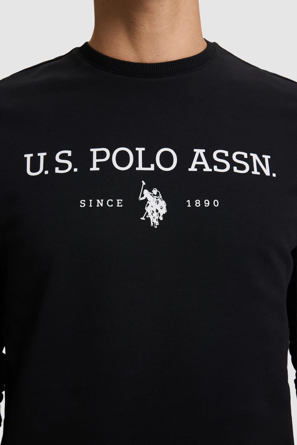 سوئیشرت مردانه U.S. Polo Assn. مشکی بیسیک مدل 50333273-VR046 سوئیشرت مردانه U.S. Polo Assn. مشکی بیسیک مدل 50333273-VR046