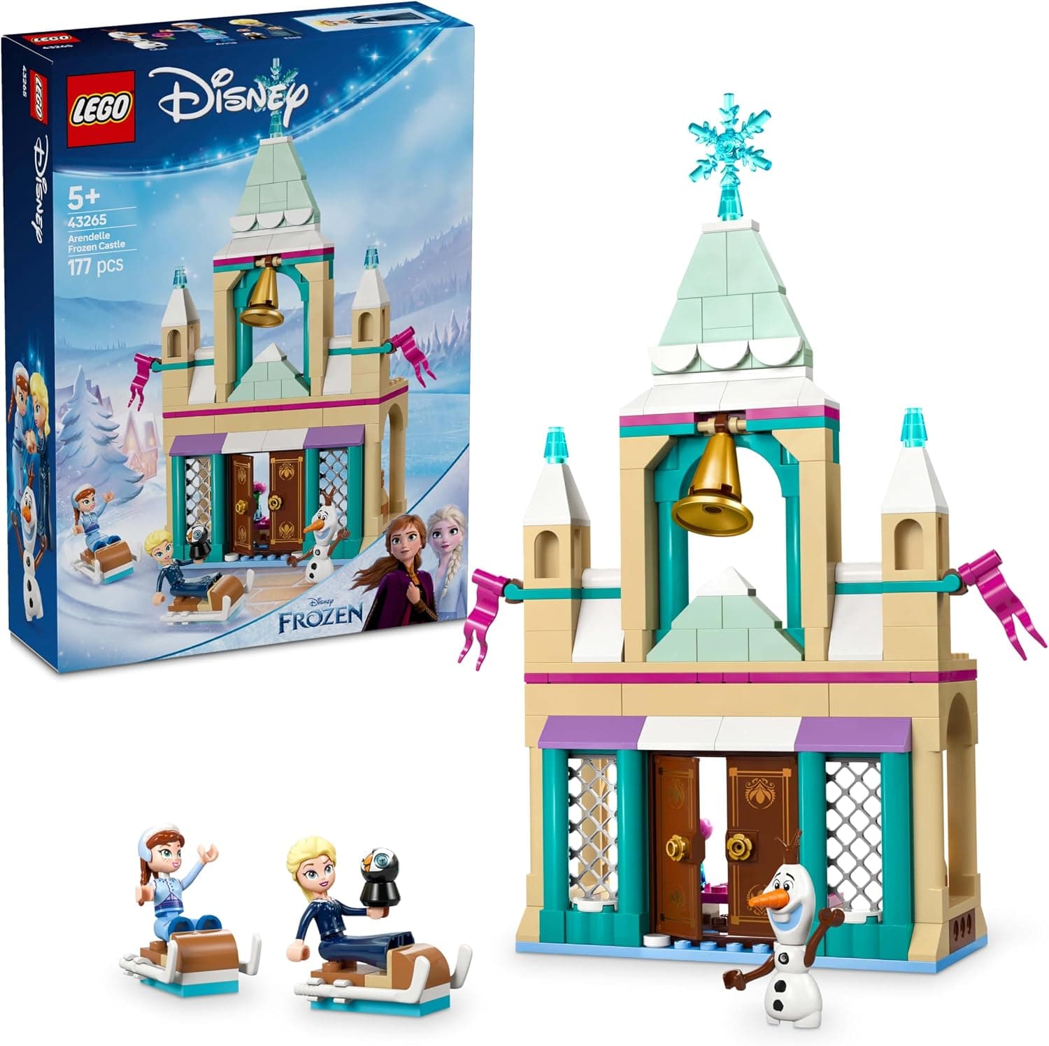 لگو Disney Princess قلعه Arendelle Frozen مدل 43265 لگو Disney Princess قلعه Arendelle Frozen مدل 43265