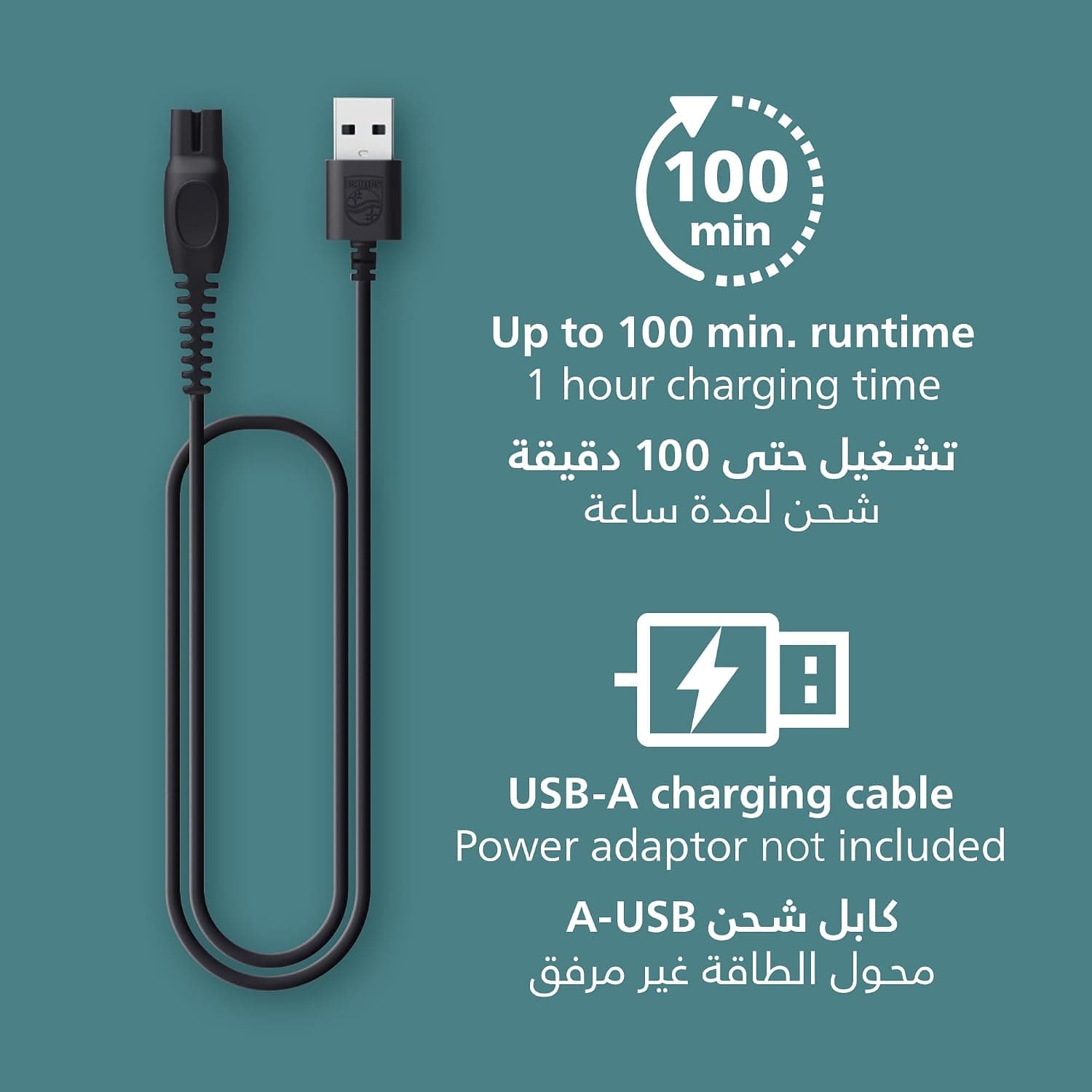 ماشین اصلاح بدن مردانه PHILIPS ضدآب با سری پشت و شانههای 2/3/5 mm مدل BG5480/15 ماشین اصلاح بدن مردانه PHILIPS ضدآب با سری پشت و شانههای 2/3/5 mm مدل BG5480/15
