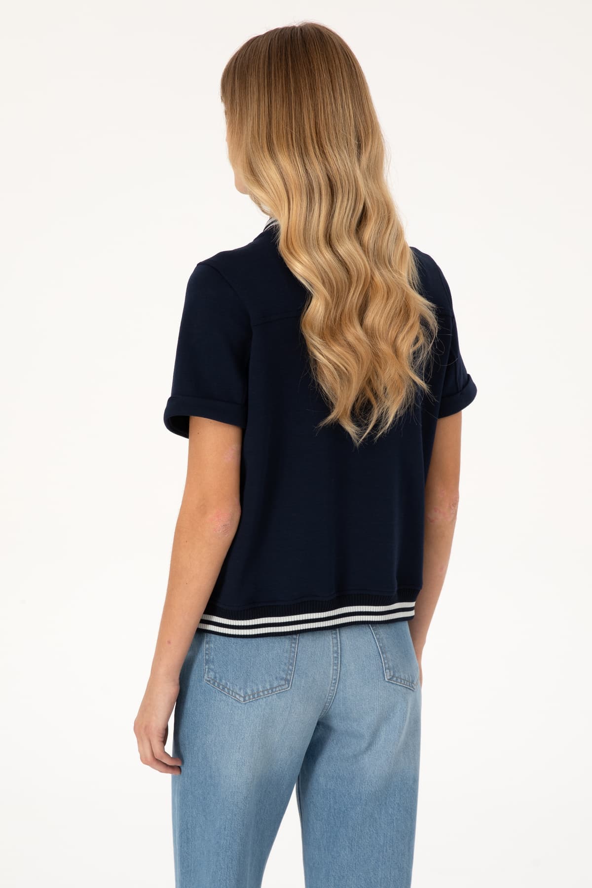 سوئیشرت زنانه U.S. Polo Assn. سرمهای آستین کوتاه زیپدار یقه گرد مدل 50309093-VR033 سوئیشرت زنانه U.S. Polo Assn. سرمهای آستین کوتاه زیپدار یقه گرد مدل 50309093-VR033