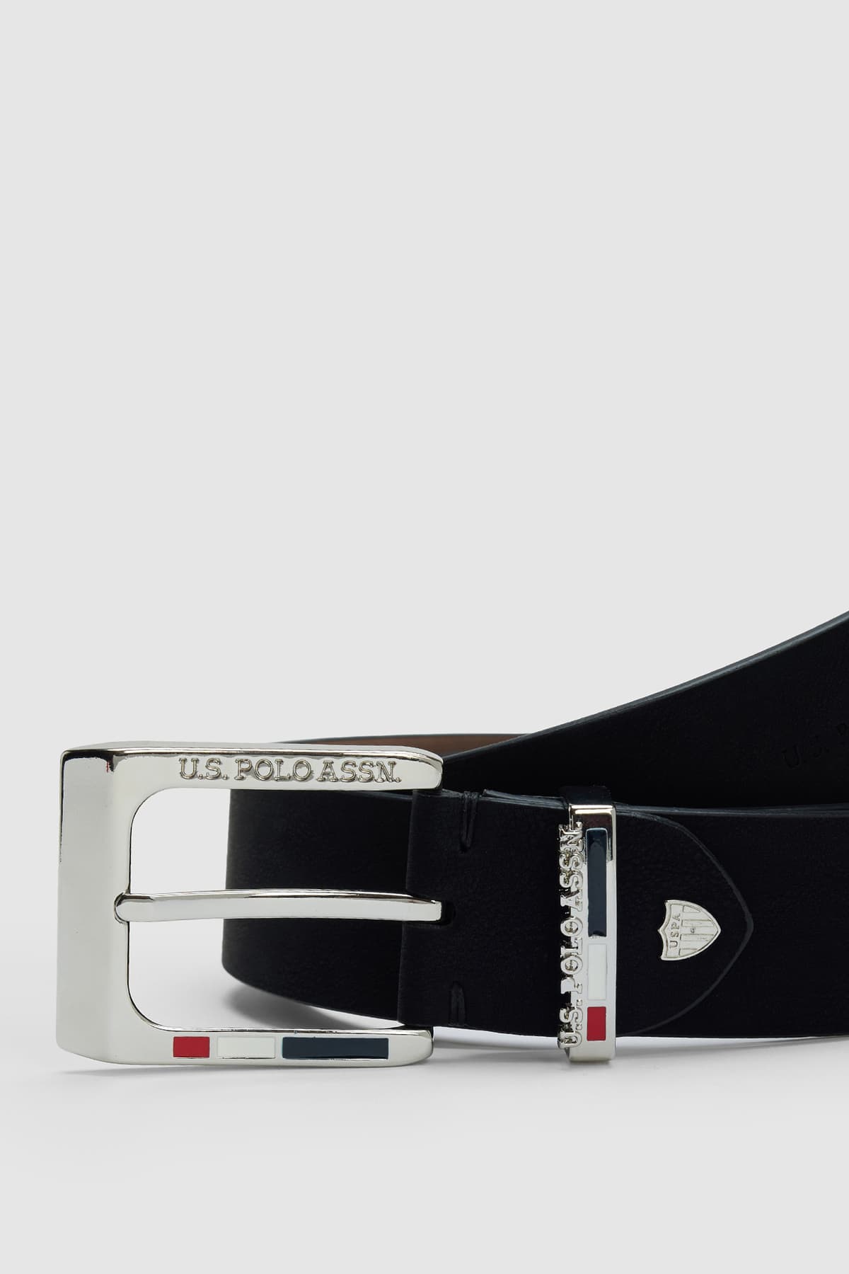 کمربند مردانه U.S. Polo Assn. مشکی مدل 50322600-VR046 کمربند مردانه U.S. Polo Assn. مشکی مدل 50322600-VR046