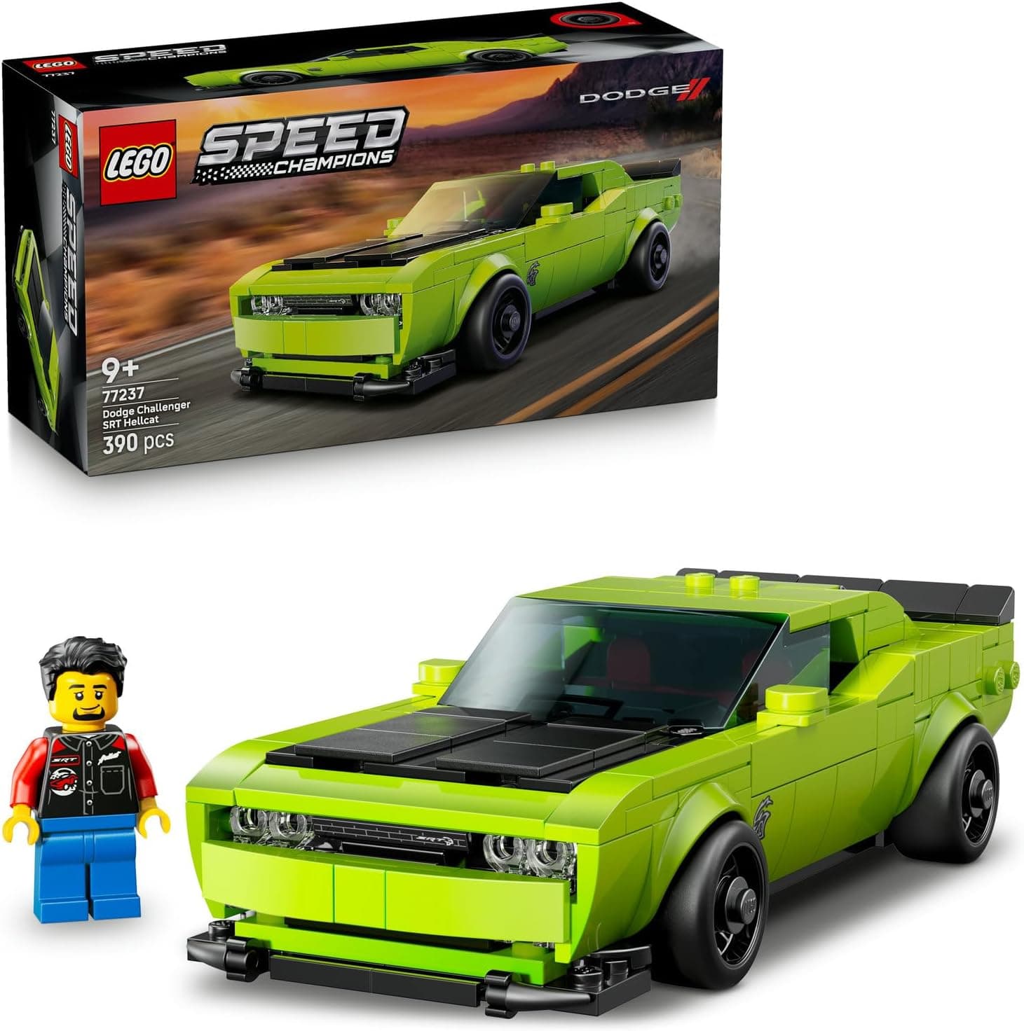 لگو Speed Champions Dodge Challenger SRT Hellcat مدل 77237 لگو Speed Champions Dodge Challenger SRT Hellcat مدل 77237