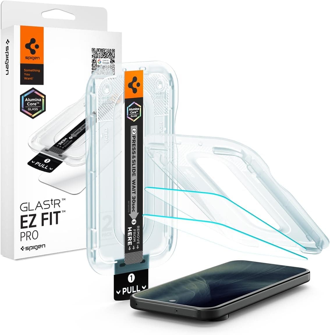 محافظ صفحه نمایش Spigen GLAStR EZ Fit Pro برای Pixel 11 Pro XL با سختی 10H+ 2 Pack محافظ صفحه نمایش Spigen GLAStR EZ Fit Pro برای Pixel 11 Pro XL با سختی 10H+ 2 Pack