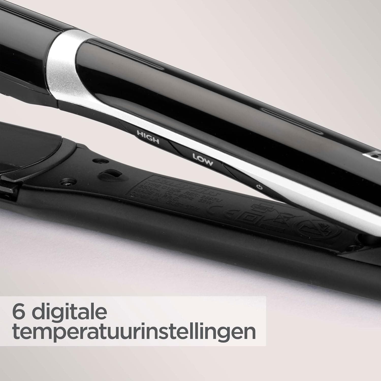 اتو مو BaByliss Sleek Control با سیستم حرارتی Advanced Ceramics، صفحات تورمالین-سرامیکی، 235 درجه مدل ST397E اتو مو BaByliss Sleek Control با سیستم حرارتی Advanced Ceramics، صفحات تورمالین-سرامیکی، 235 درجه مدل ST397E