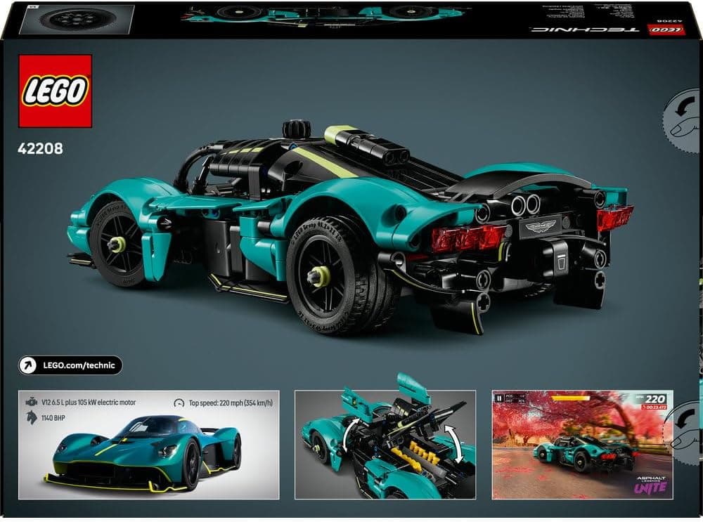لگو Technic ست مدل Aston Martin Valkyrie 42208 لگو Technic ست مدل Aston Martin Valkyrie 42208