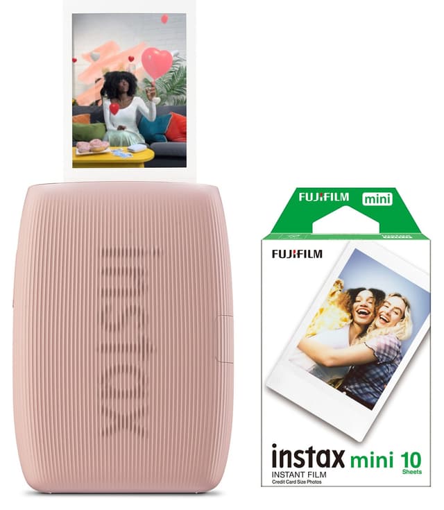 پرینتر هوشمند Fujifilm Instax mini Link 3 صورتی همراه فیلم mini 10 تایی پرینتر هوشمند Fujifilm Instax mini Link 3 صورتی همراه فیلم mini 10 تایی