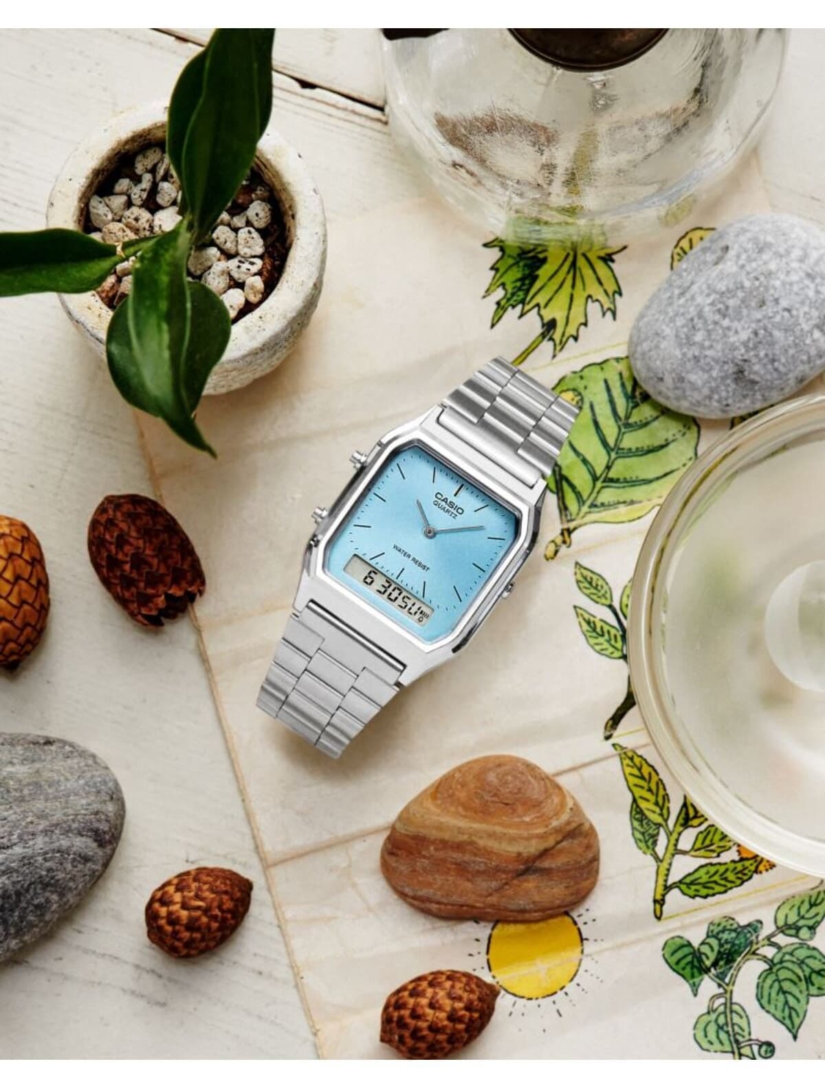 ساعت مچی مردانه Casio رترو مدل AQ-230A-2A1MQYDF ساعت مچی مردانه Casio رترو مدل AQ-230A-2A1MQYDF