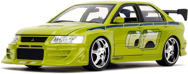 ماشین مدل فلزی Jada متعلق به Brian، Mitsubishi Lancer Evolution VII، فیلم The Fast and the Furious، مقیاس 1/24 ماشین مدل فلزی Jada متعلق به Brian، Mitsubishi Lancer Evolution VII، فیلم The Fast and the Furious، مقیاس 1/24