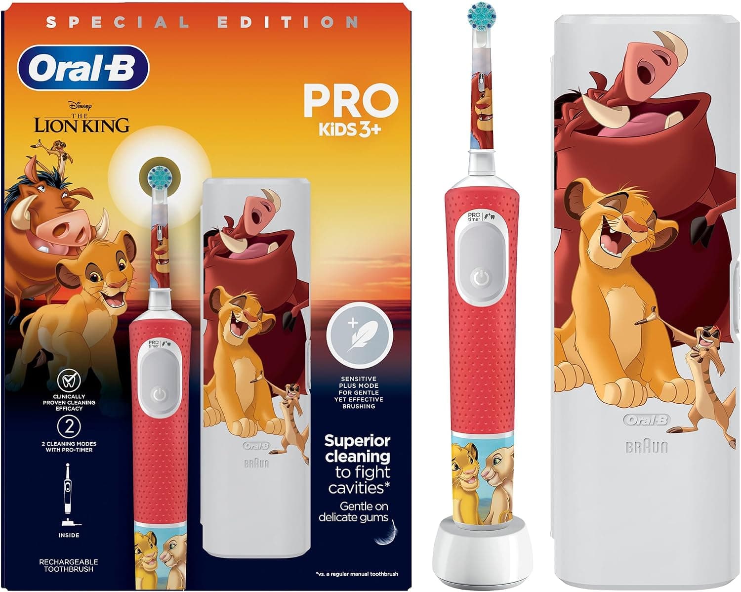 مسواک شارژی کودک Oral-B Pro Kids The Lion King مسواک شارژی کودک Oral-B Pro Kids The Lion King