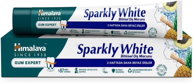 خمیردندان سفیدکننده گیاهی Himalaya بدون فلوراید و پارابن با آنزیم گیاهی 75 ml خمیردندان سفیدکننده گیاهی Himalaya بدون فلوراید و پارابن با آنزیم گیاهی 75 ml