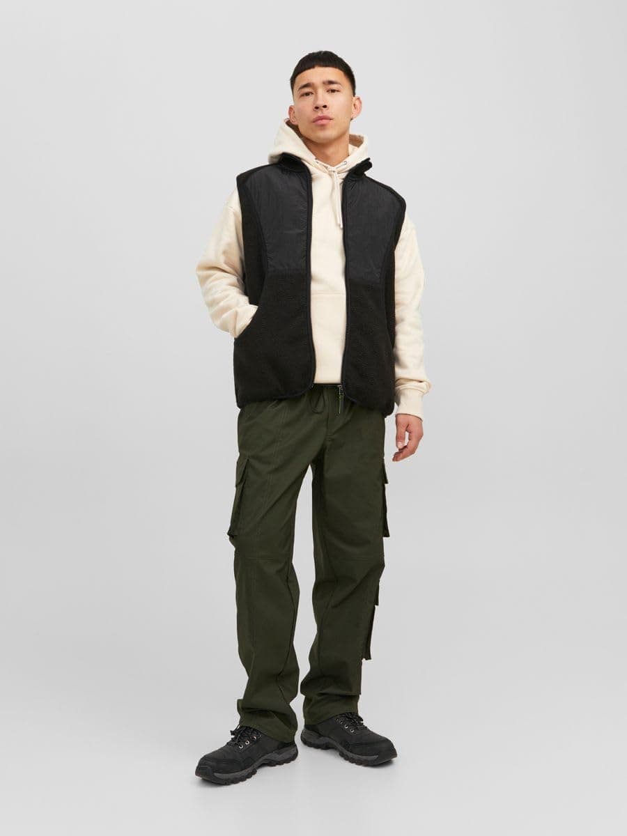 سویشرت کاپشندار مردانه JACK & JONES پارچه فیتیلی مدل Jcoclassic سویشرت کاپشندار مردانه JACK & JONES پارچه فیتیلی مدل Jcoclassic
