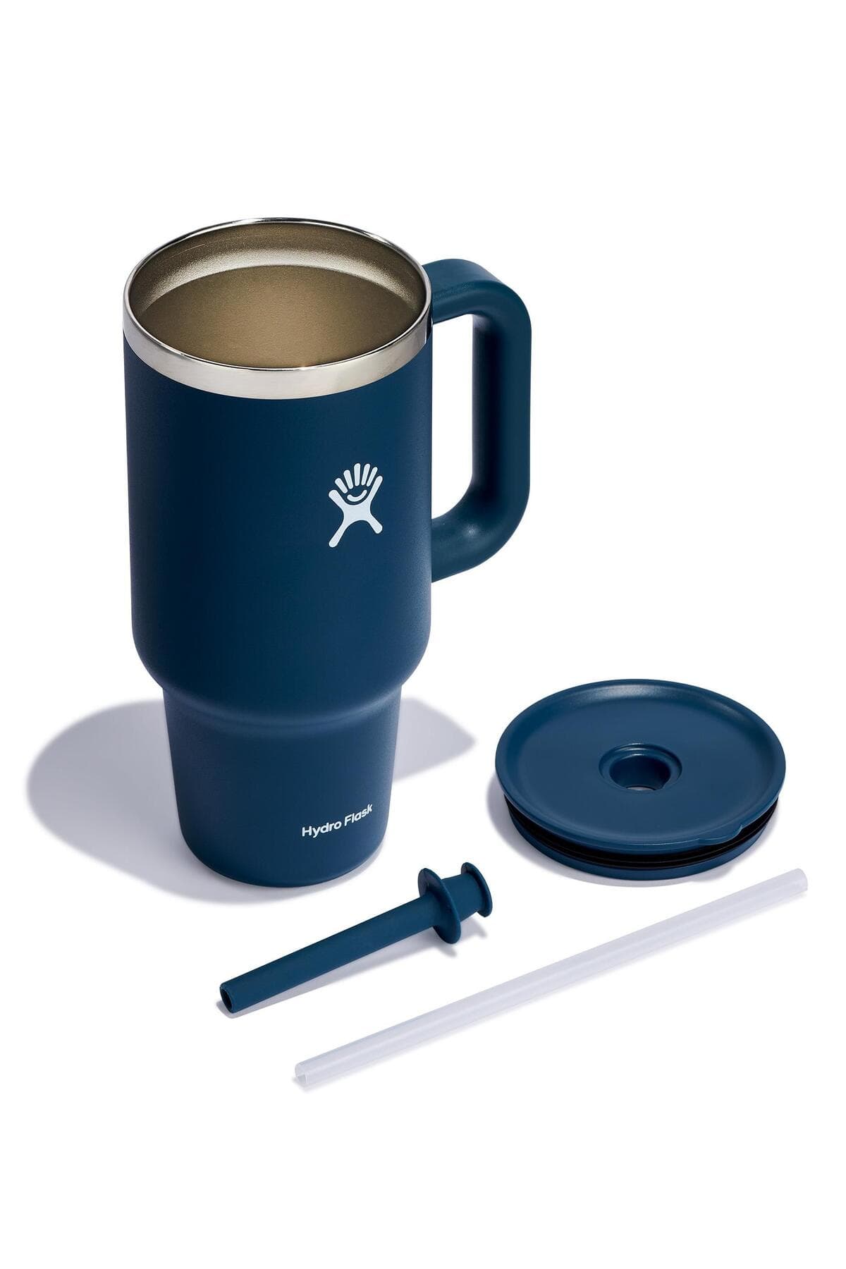 لیوان سفری نیدار Hydro Flask All Around Travel Tumbler نیلی سرمهای 946 ml (32 Oz) لیوان سفری نیدار Hydro Flask All Around Travel Tumbler نیلی سرمهای 946 ml (32 Oz)