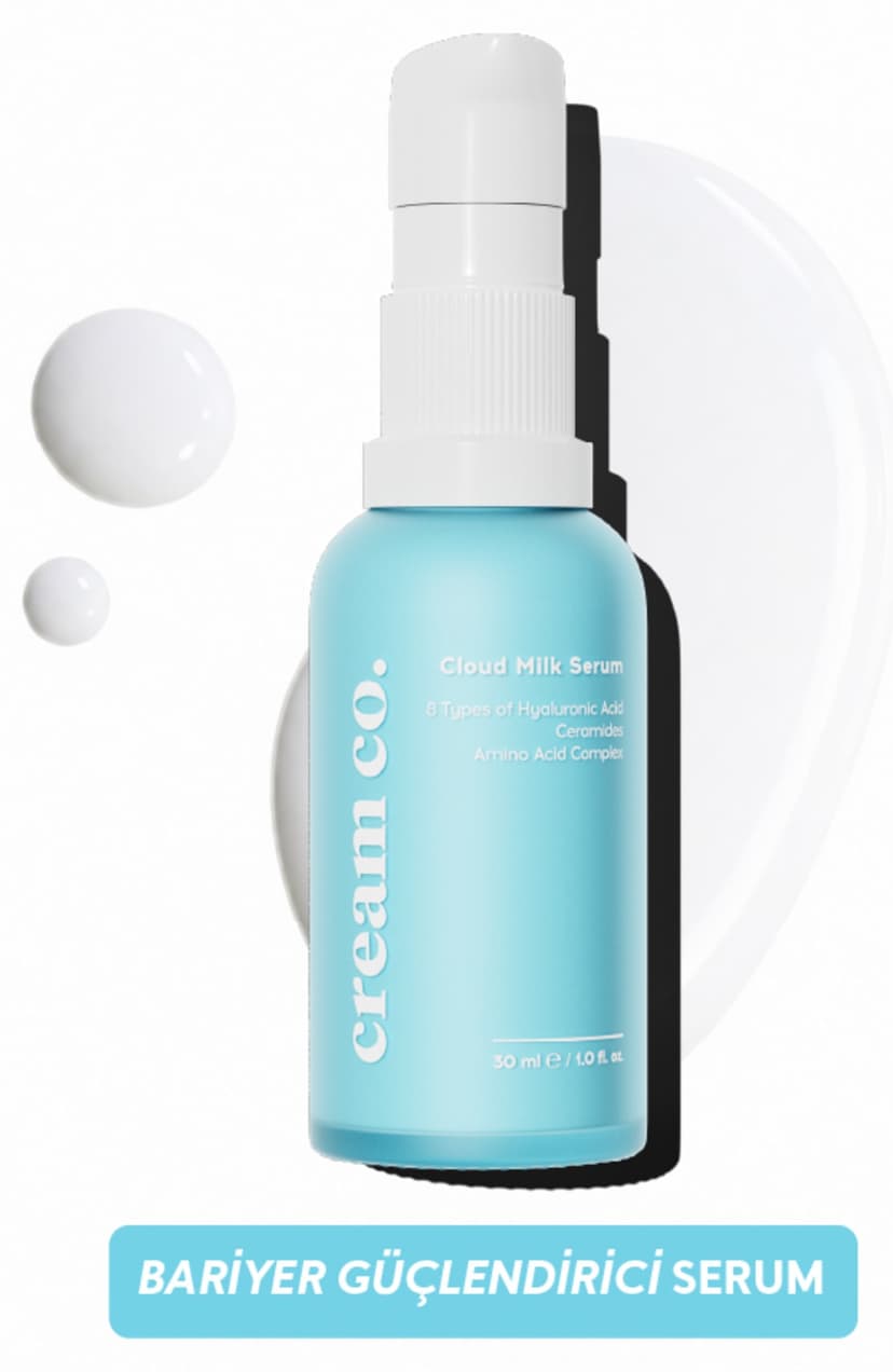 سرم شیری مناسب انواع پوست Cream Co. مرطوبکننده و تقویتکننده سد دفاعی پوست حاوی هیالورونیک اسید و سرامید سرم شیری مناسب انواع پوست Cream Co. مرطوبکننده و تقویتکننده سد دفاعی پوست حاوی هیالورونیک اسید و سرامید