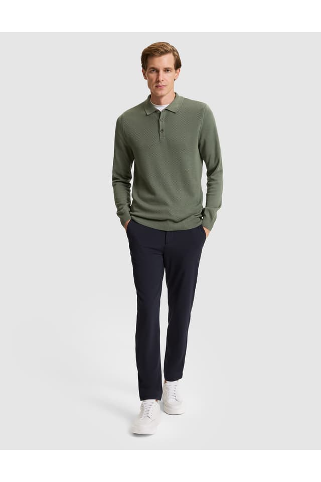 شلوار مردانه Pierre Cardin جاگر کانواس سرمهای اسلیم فیت کمرکش بندی مدل 50317281-VR033 شلوار مردانه Pierre Cardin جاگر کانواس سرمهای اسلیم فیت کمرکش بندی مدل 50317281-VR033
