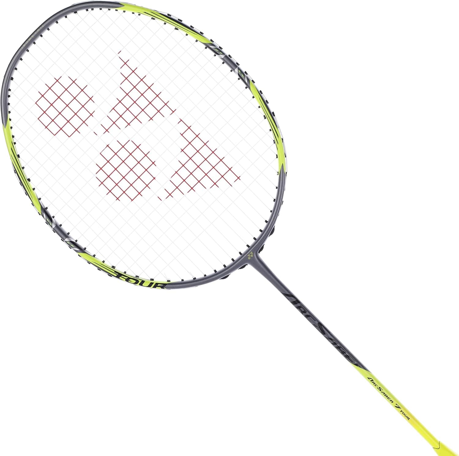 راکت بدمینتون YONEX بدون زه مدل Arcsaber 7 Tour، 4U، وزن متوسط 83 گرم، G5,6، زرد نقرهای راکت بدمینتون YONEX بدون زه مدل Arcsaber 7 Tour، 4U، وزن متوسط 83 گرم، G5,6، زرد نقرهای